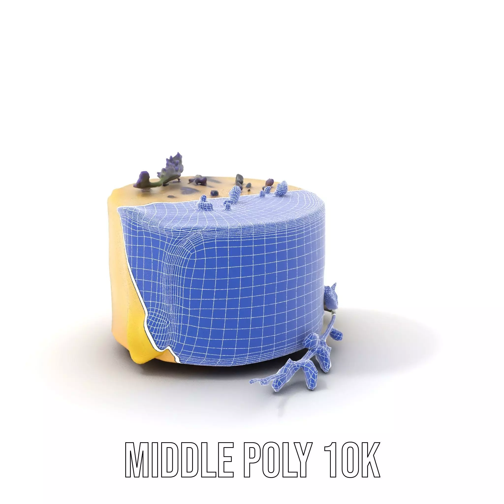 Lavender Cake Delight model pack Low-poly 3D model_22