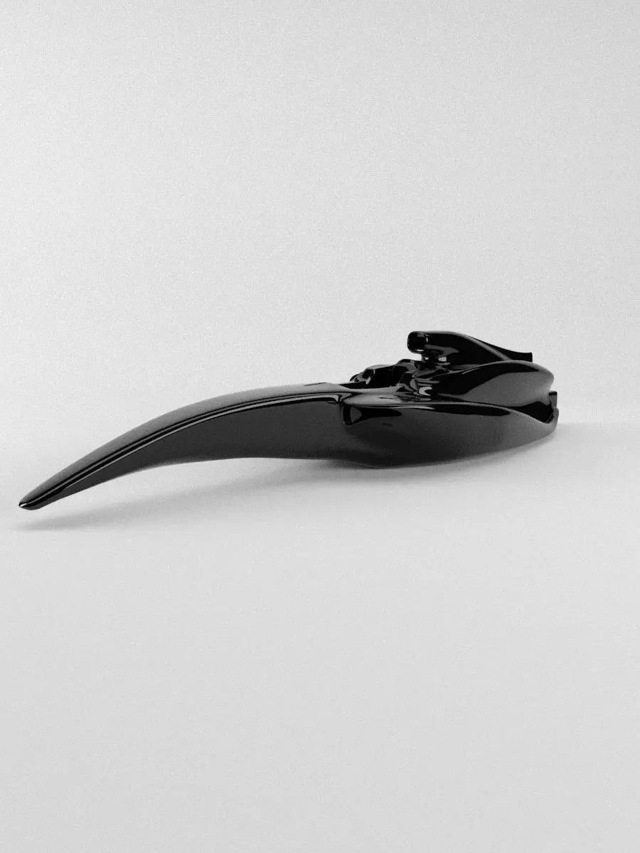 The silhouette of the car Formula 1 car body model 3D print model_3