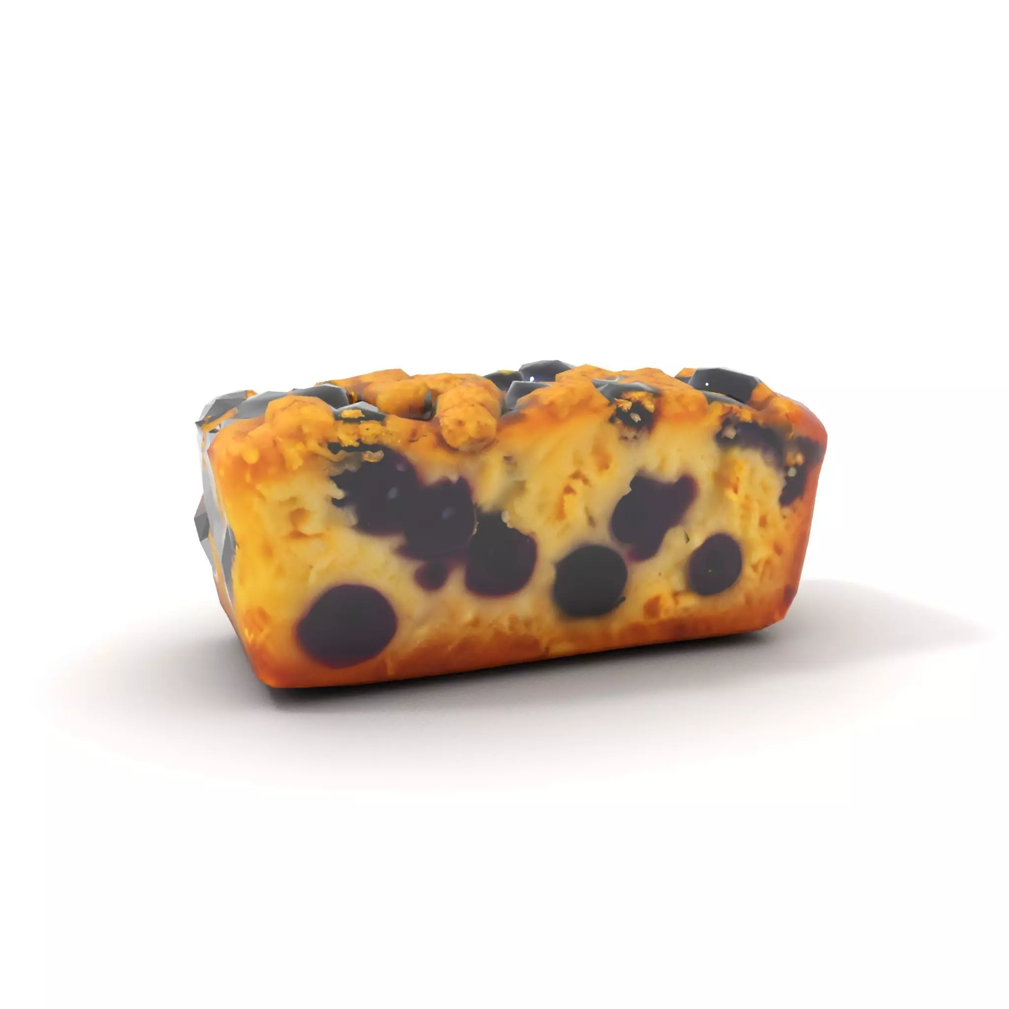 Blueberry Crumble Cake model pack Low-poly 3D model_17