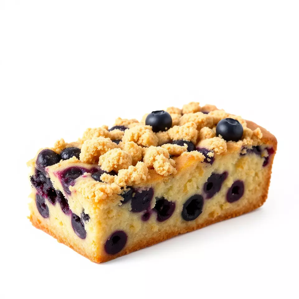 Blueberry Crumble Cake model pack Low-poly 3D model_2