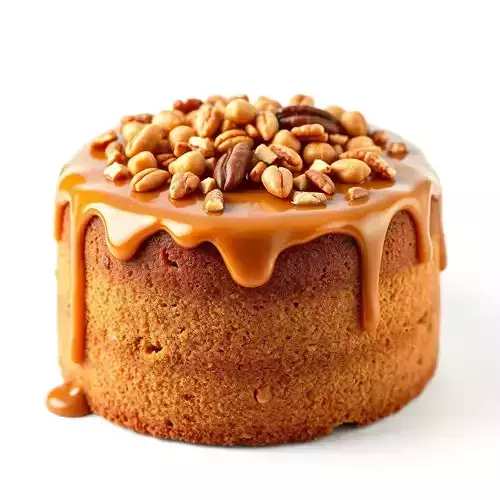 Caramel Nut Cake model pack Low-poly 3D model 2