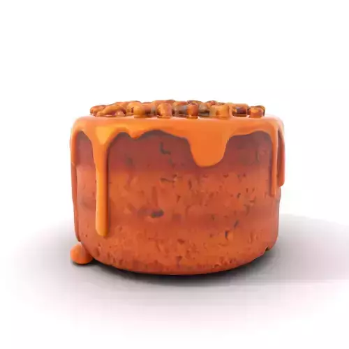 Caramel Nut Cake model pack