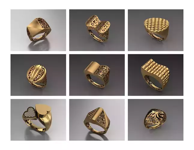 Turkey Ring 3DM Jewelry CAD Files for Designers  Manufacturers