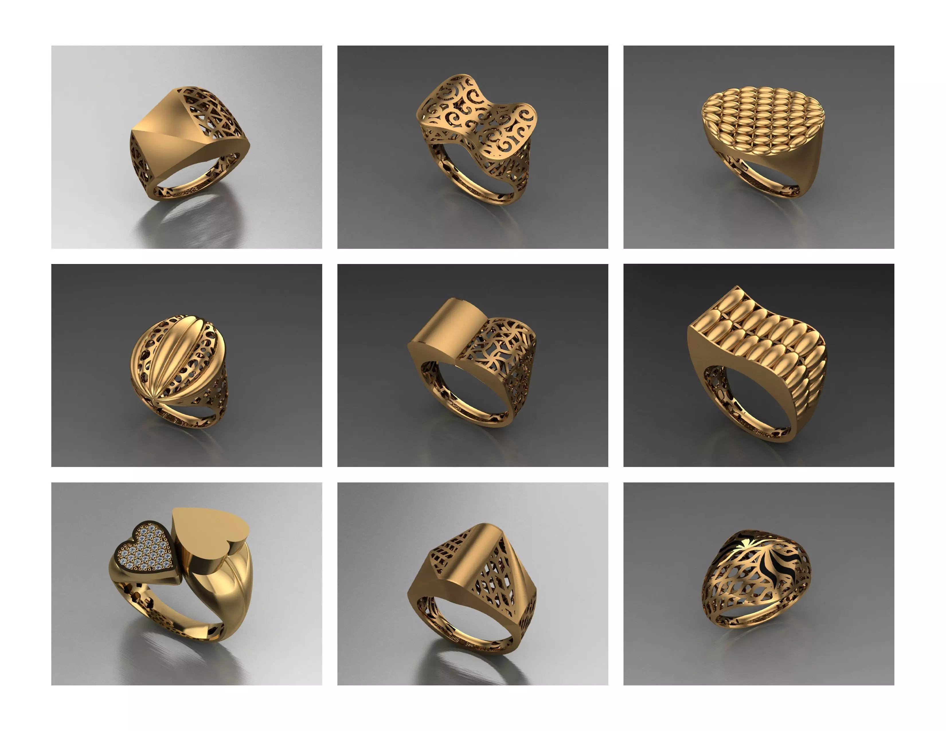 Turkey Ring 3DM Jewelry CAD Files for Designers Manufacturers 3D print model