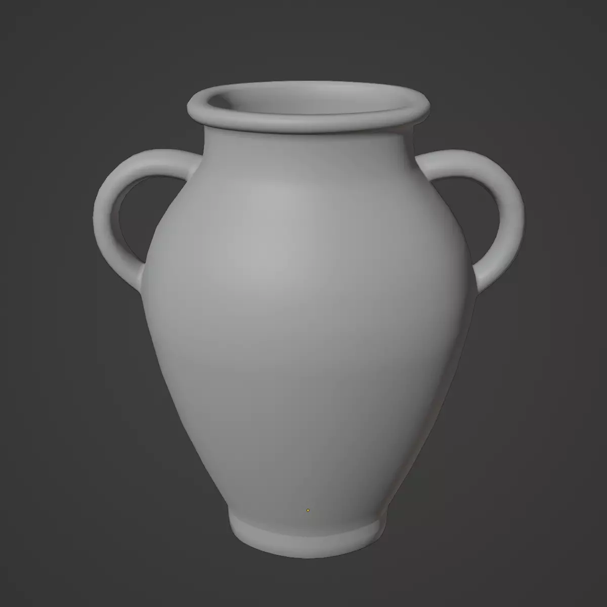 Antique Marble Garden Vase Set Low-poly 3D model_20