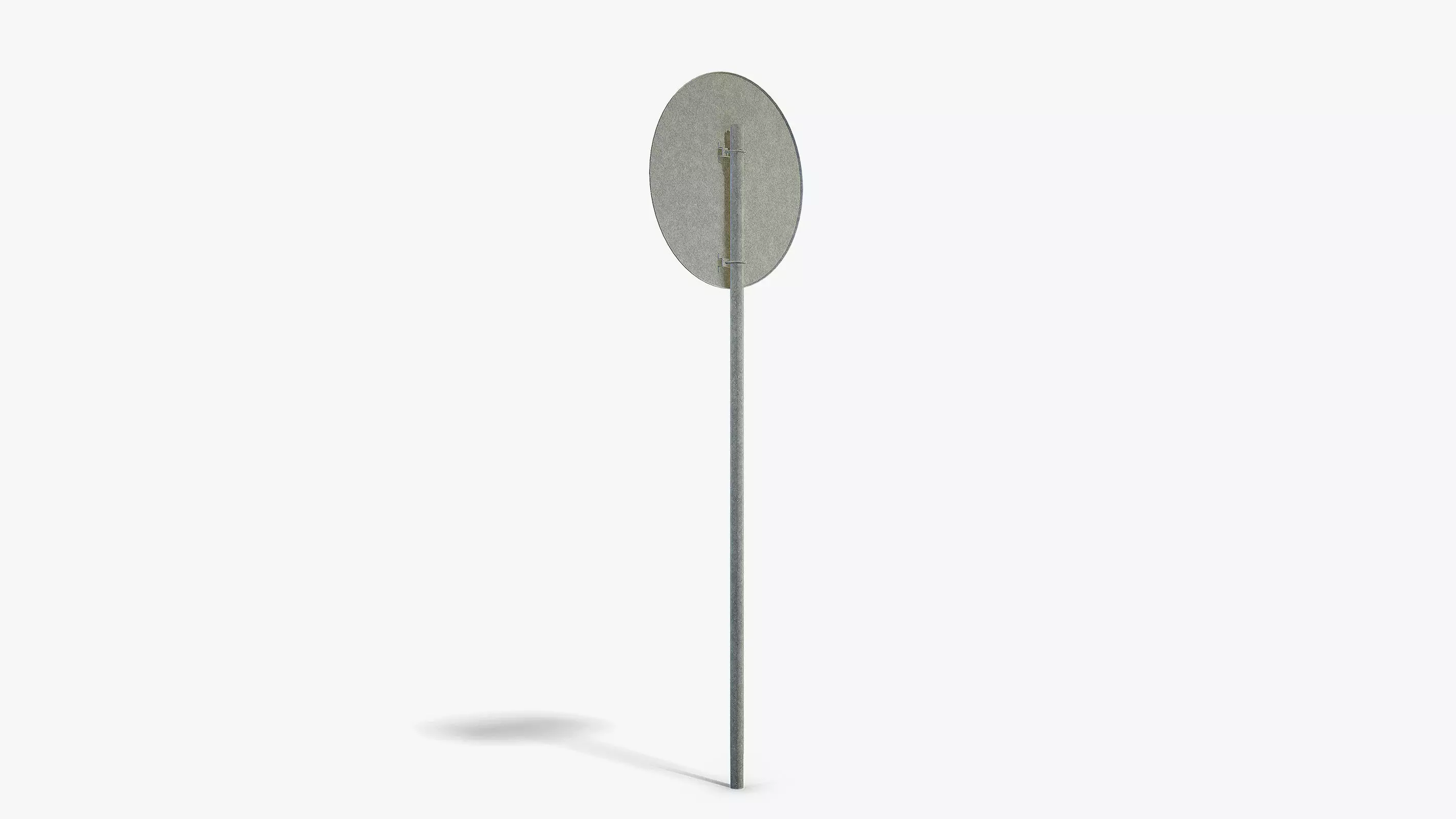 No Entry Sign Low-poly 3D model_4