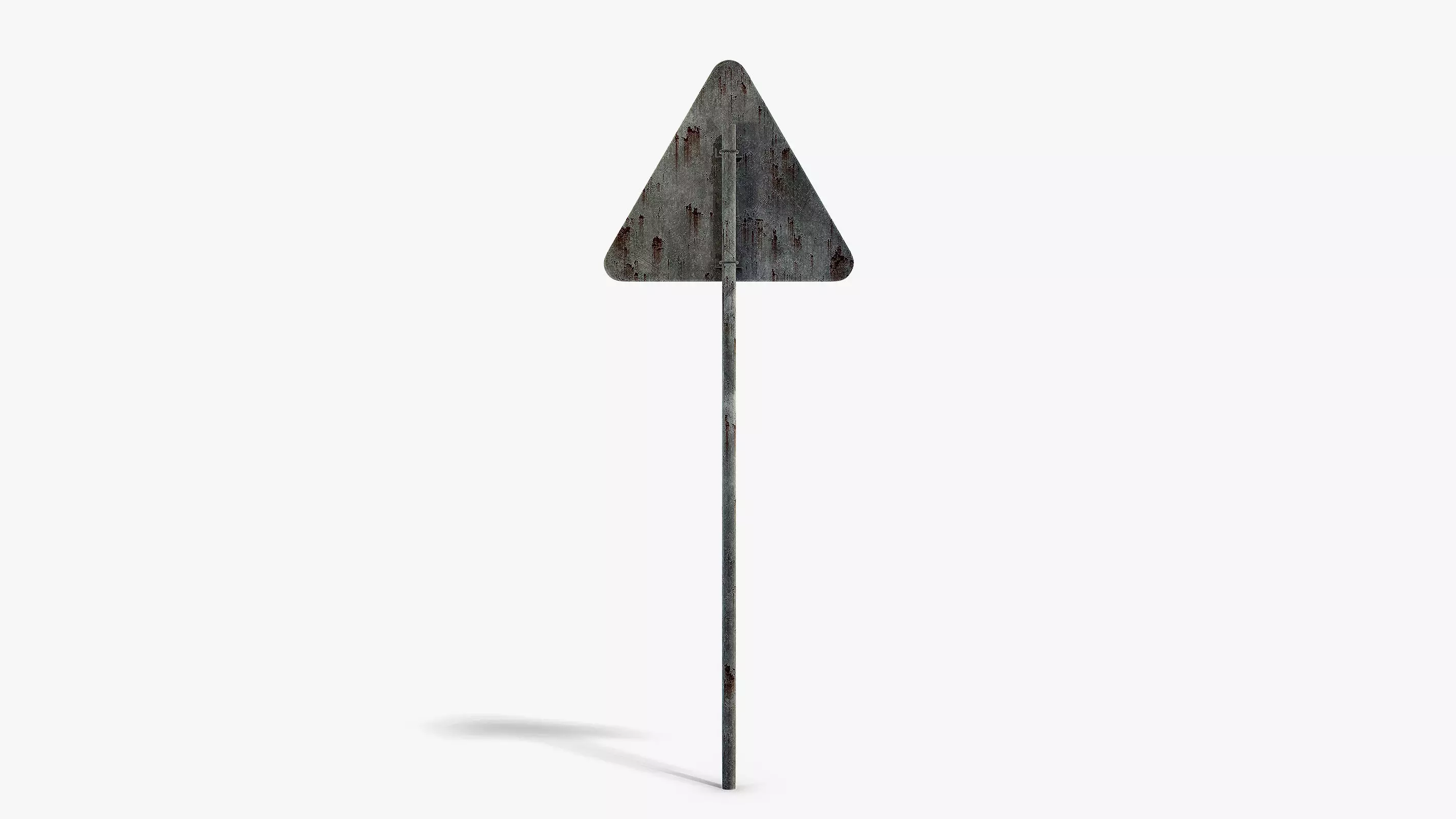 Damaged Wild Animals Sign Low-poly 3D model_3