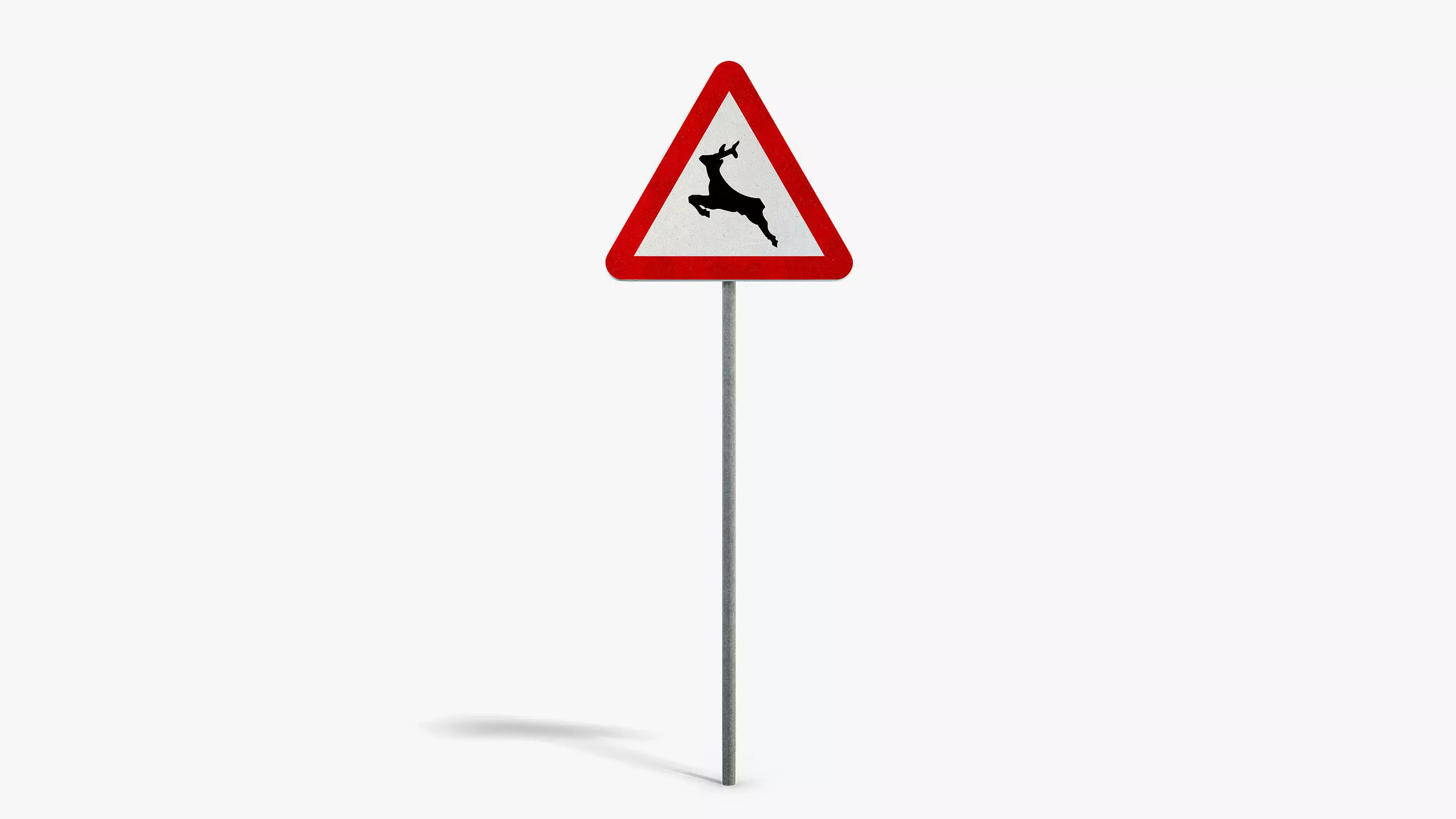 Wild Animals Sign Low-poly 3D model_0