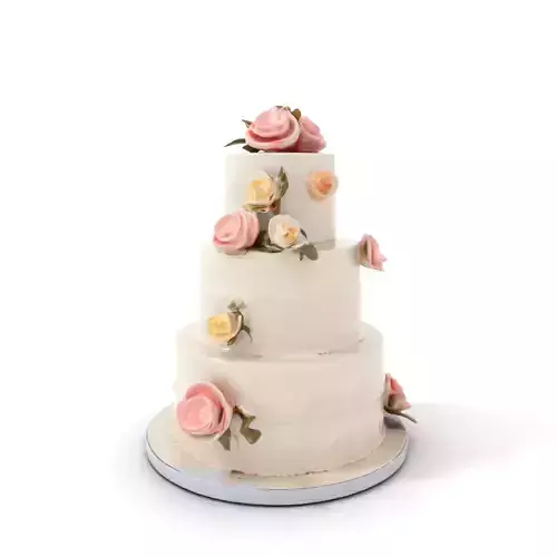 Elegant Wedding Cake model pack