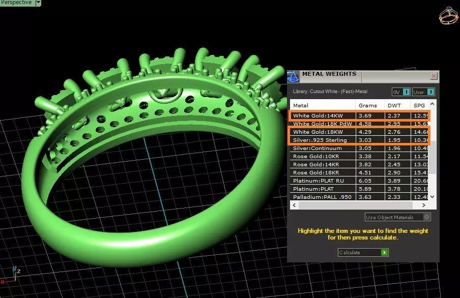 Couples Ring set Jewelry model - Royal Bloom for him and her 3D print model_9