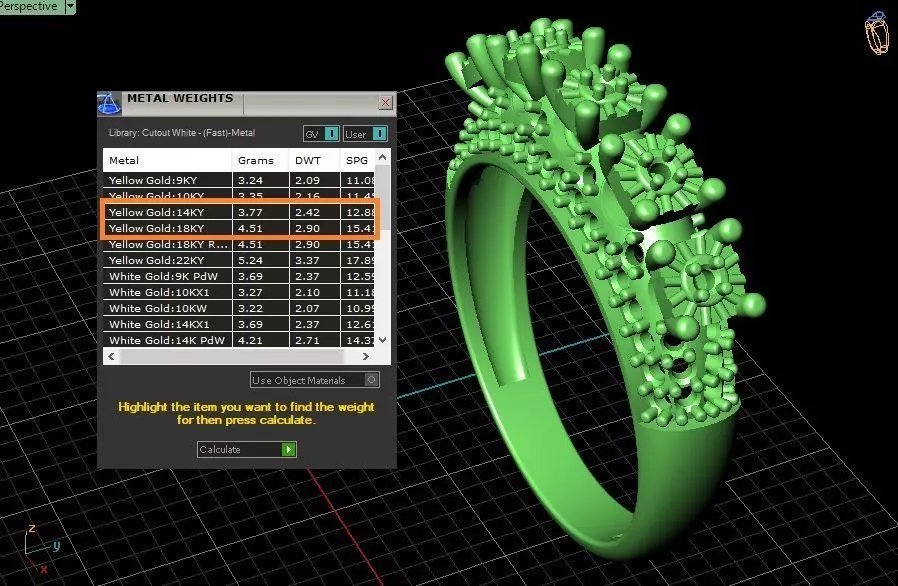 Couples Ring set Jewelry model - Royal Bloom for him and her 3D print model_8