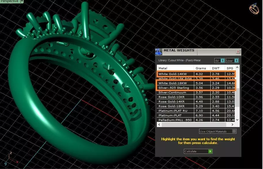 Couples Ring set Jewelry model - Royal Bloom for him and her 3D print model_7
