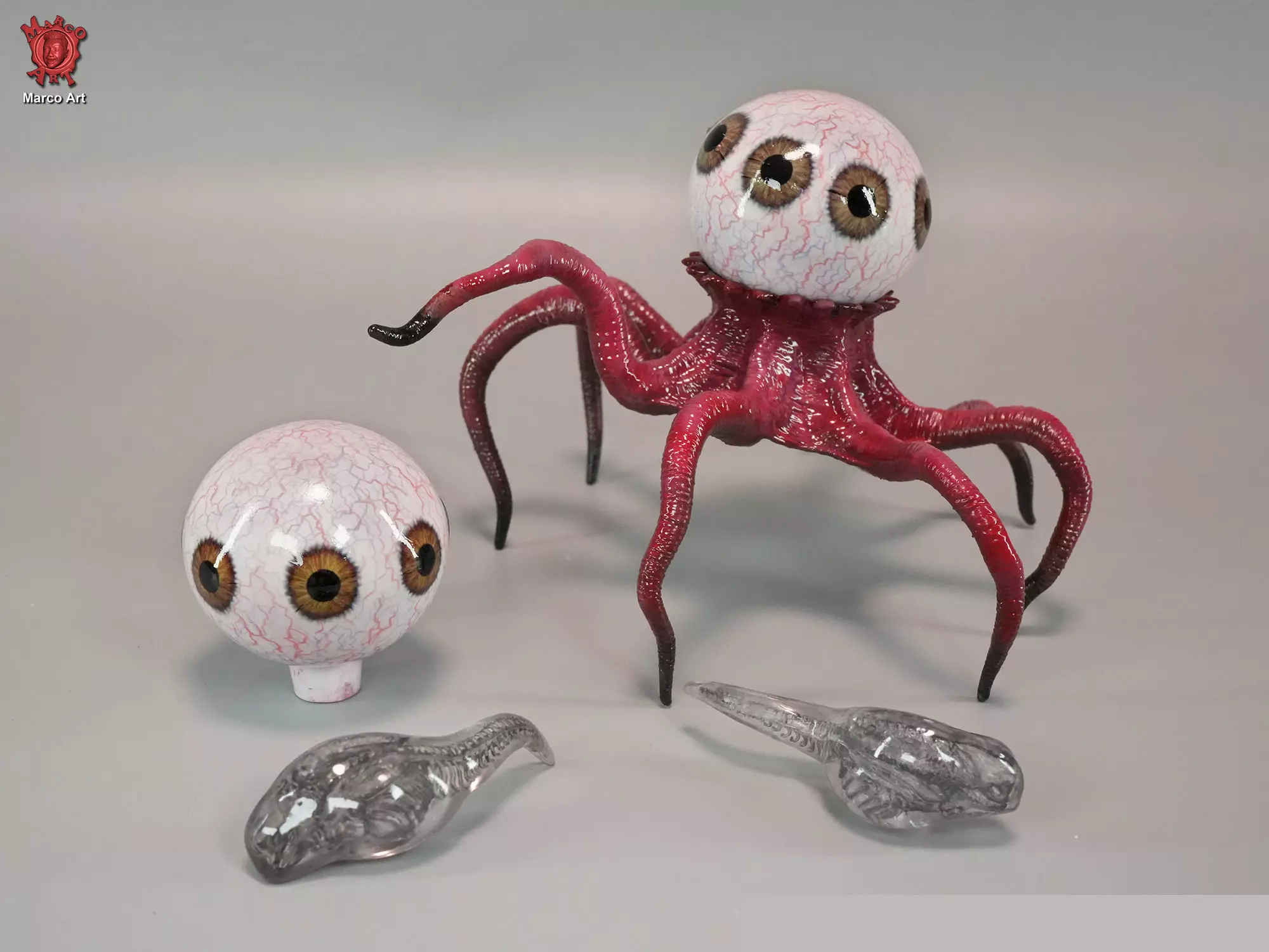 Alien Earth T Ocellus Xeno Embryo 3D stl file 3D print model_0