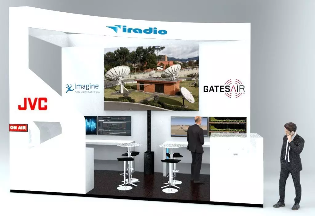 Event Expo Stand 3D Model Modular Booth Design Ready to Render 3D model_1