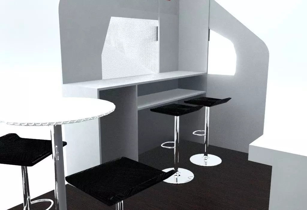 Event Expo Stand 3D Model Modular Booth Design Ready to Render 3D model_3