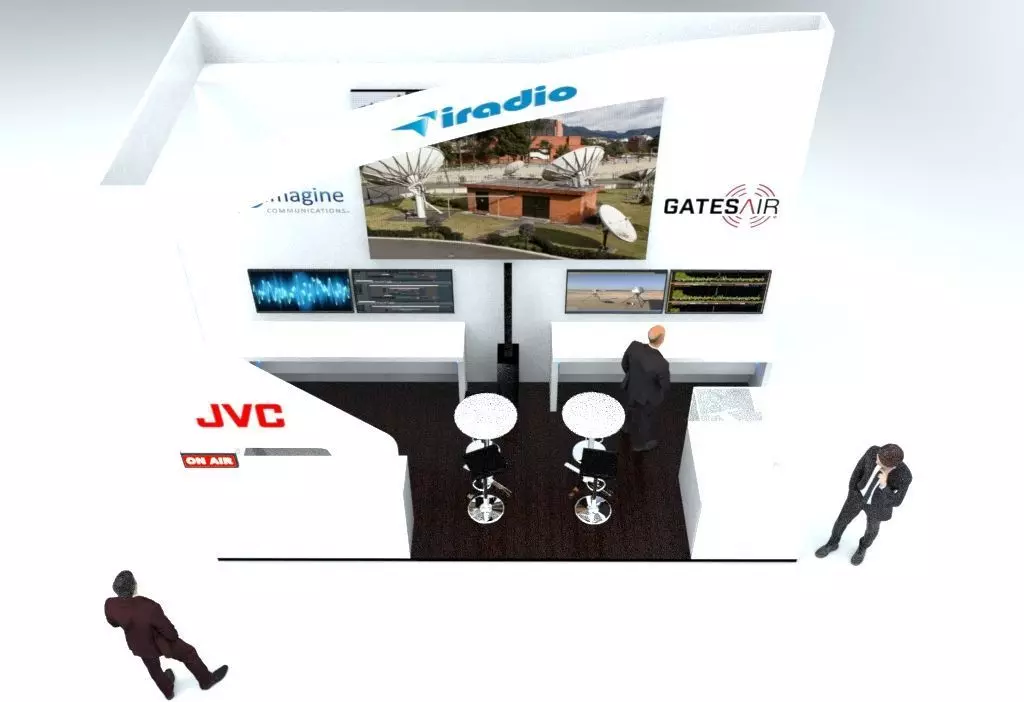 Event Expo Stand 3D Model Modular Booth Design Ready to Render 3D model_0