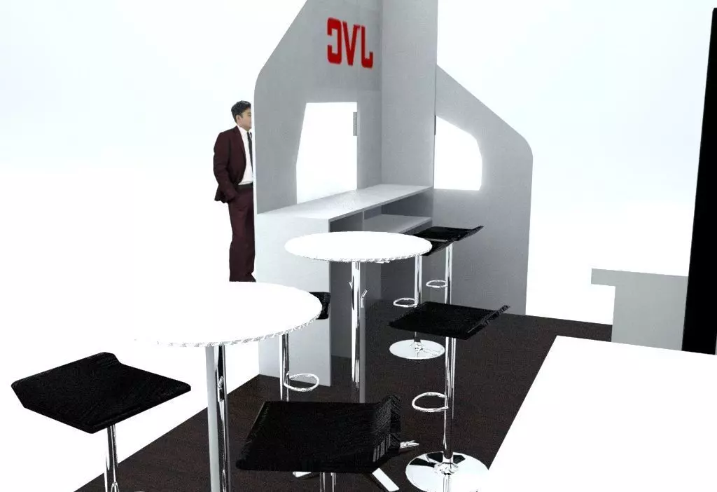 Event Expo Stand 3D Model Modular Booth Design Ready to Render 3D model_2