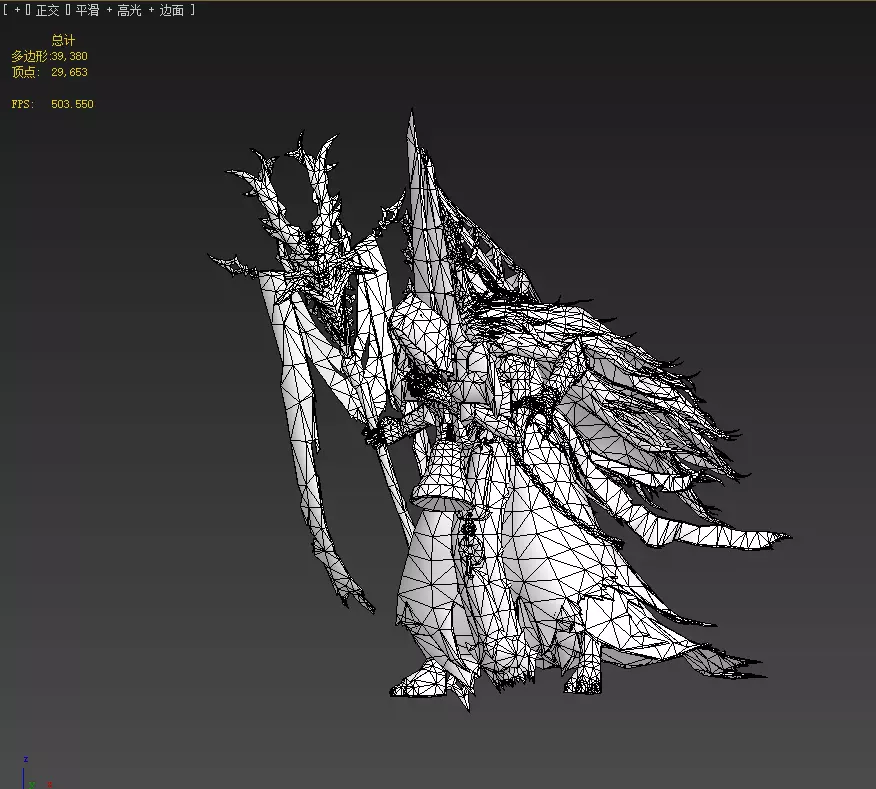 Dead souls  wizards Low-poly 3D model_23