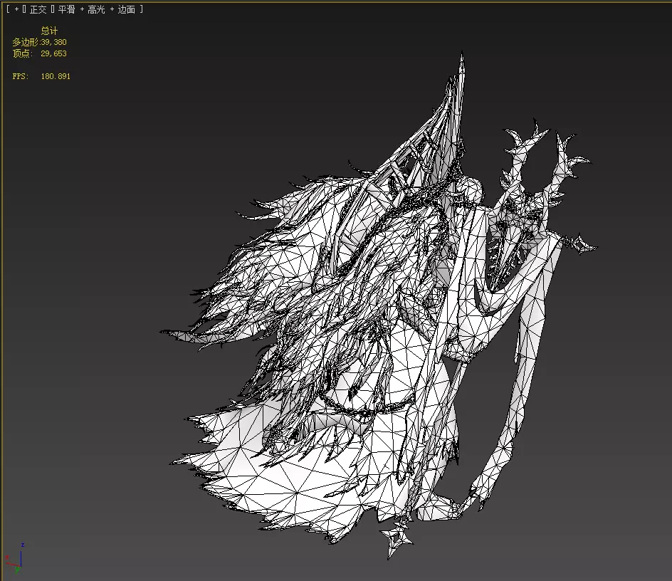 Dead souls  wizards Low-poly 3D model_21