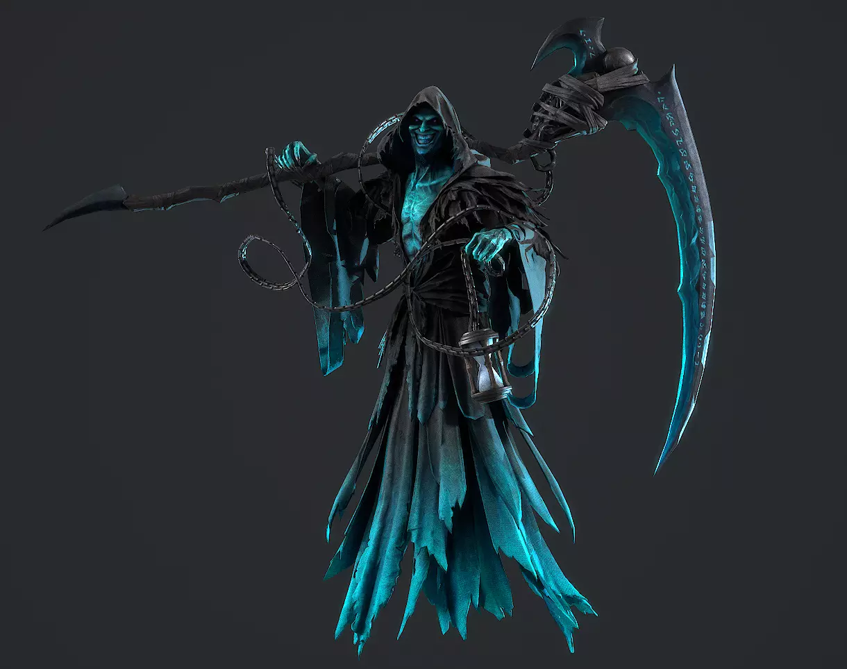 Joker wizard Low-poly 3D model_20