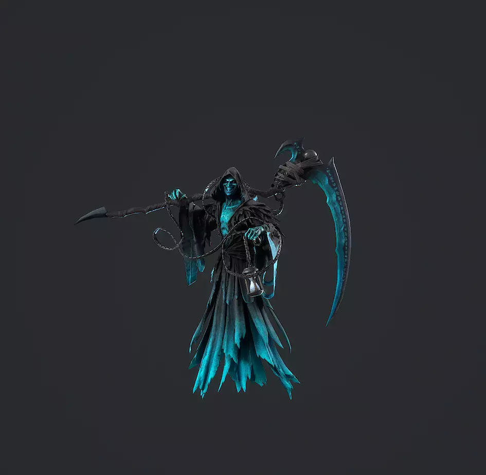 Joker wizard Low-poly 3D model_19