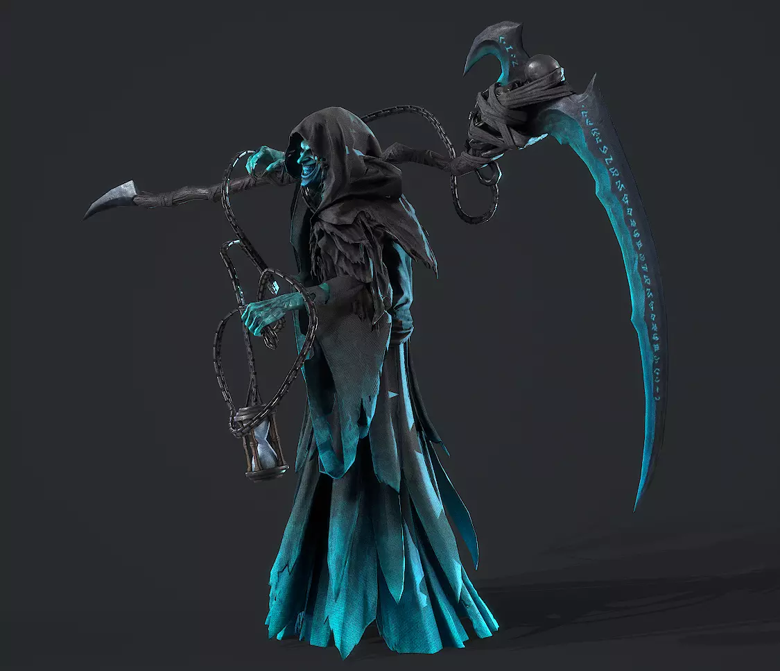 Joker wizard Low-poly 3D model_5