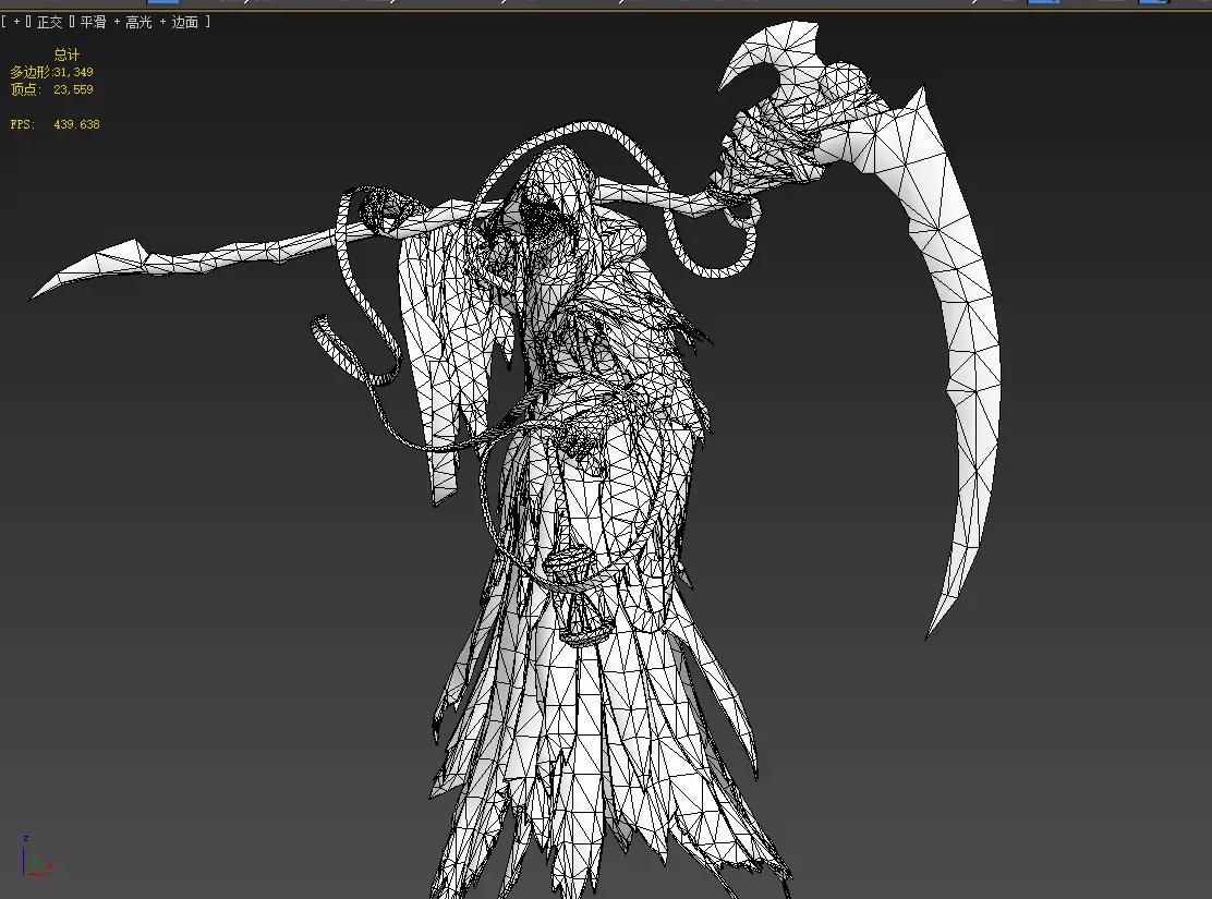 Joker wizard Low-poly 3D model_30