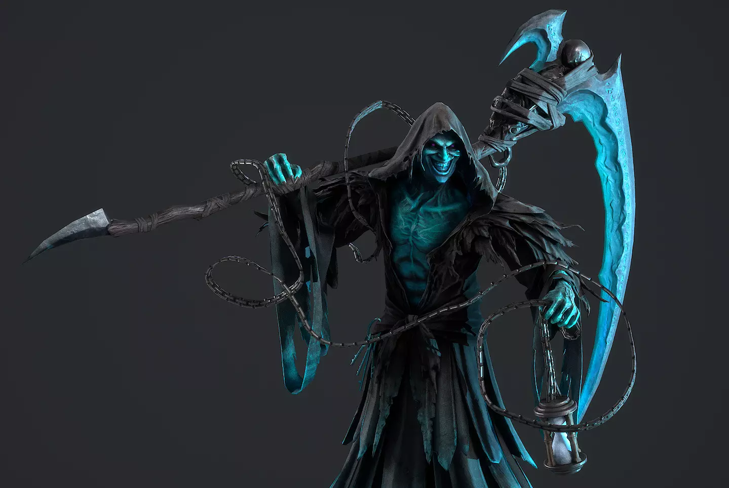 Joker wizard Low-poly 3D model_3