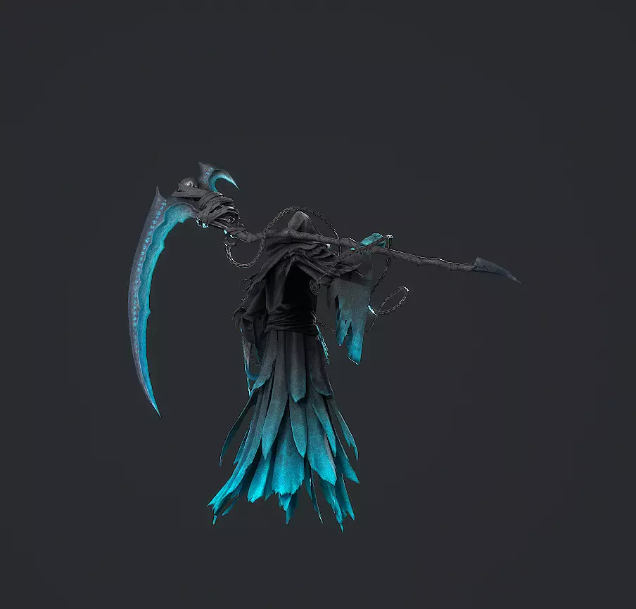 Joker wizard Low-poly 3D model_17