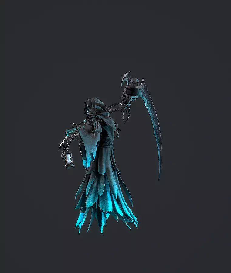 Joker wizard Low-poly 3D model_18