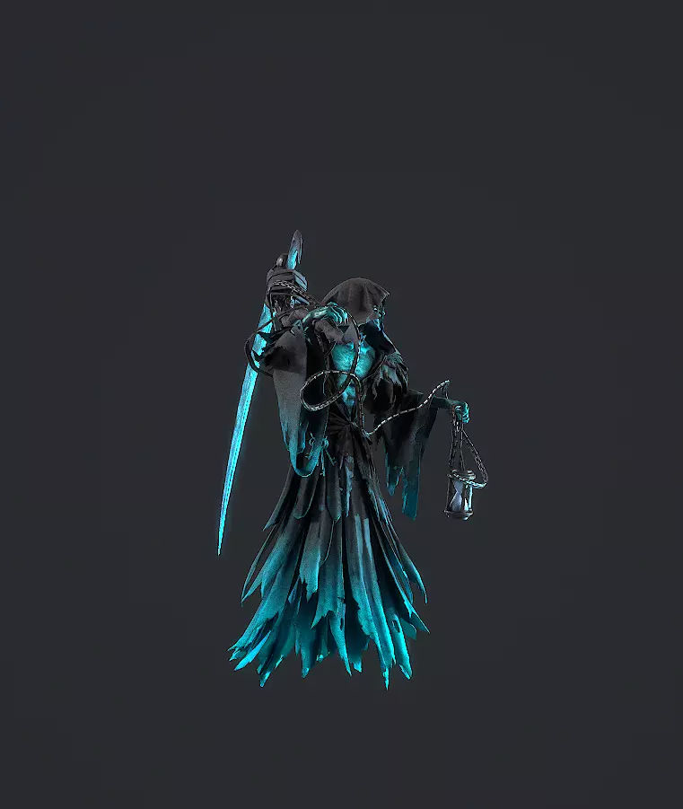 Joker wizard Low-poly 3D model_16