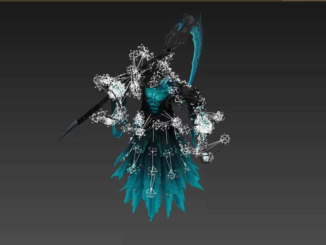 Joker wizard Low-poly 3D model_23