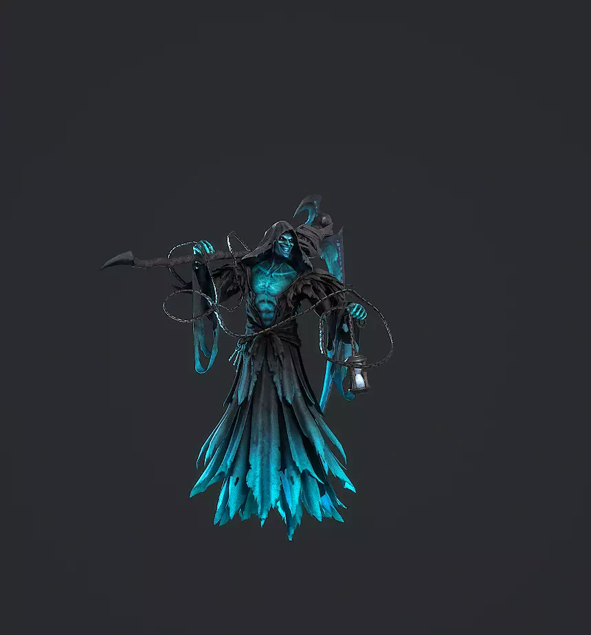 Joker wizard Low-poly 3D model_15