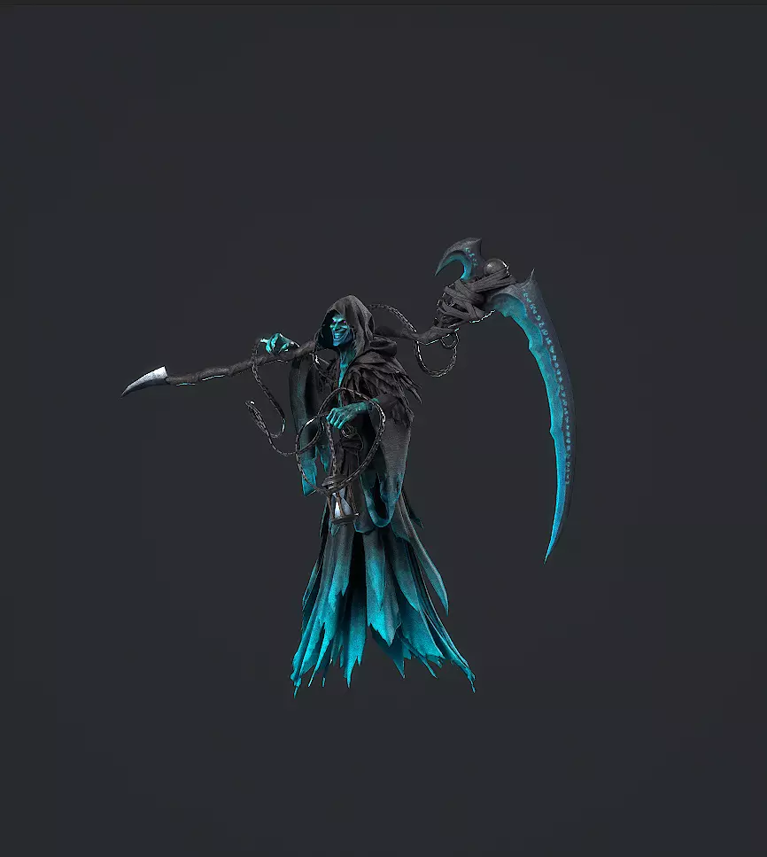 Joker wizard Low-poly 3D model_14