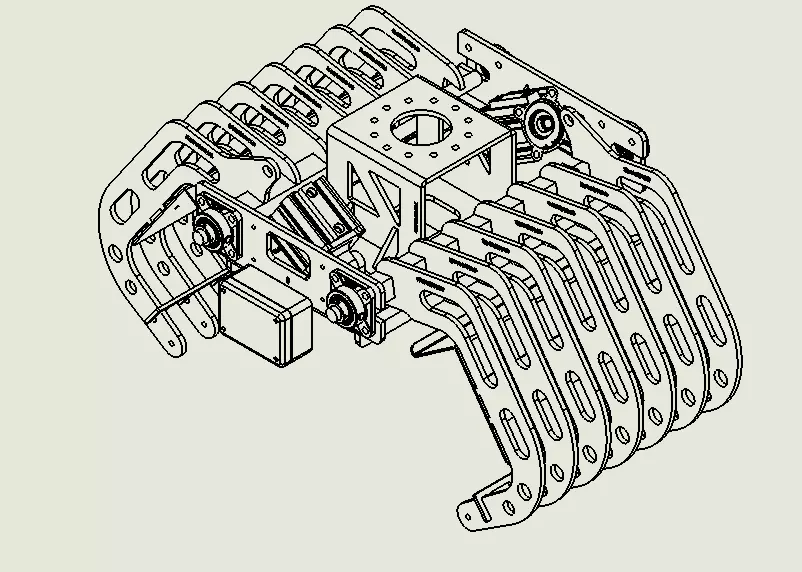 Claw Gripper 3D model_4