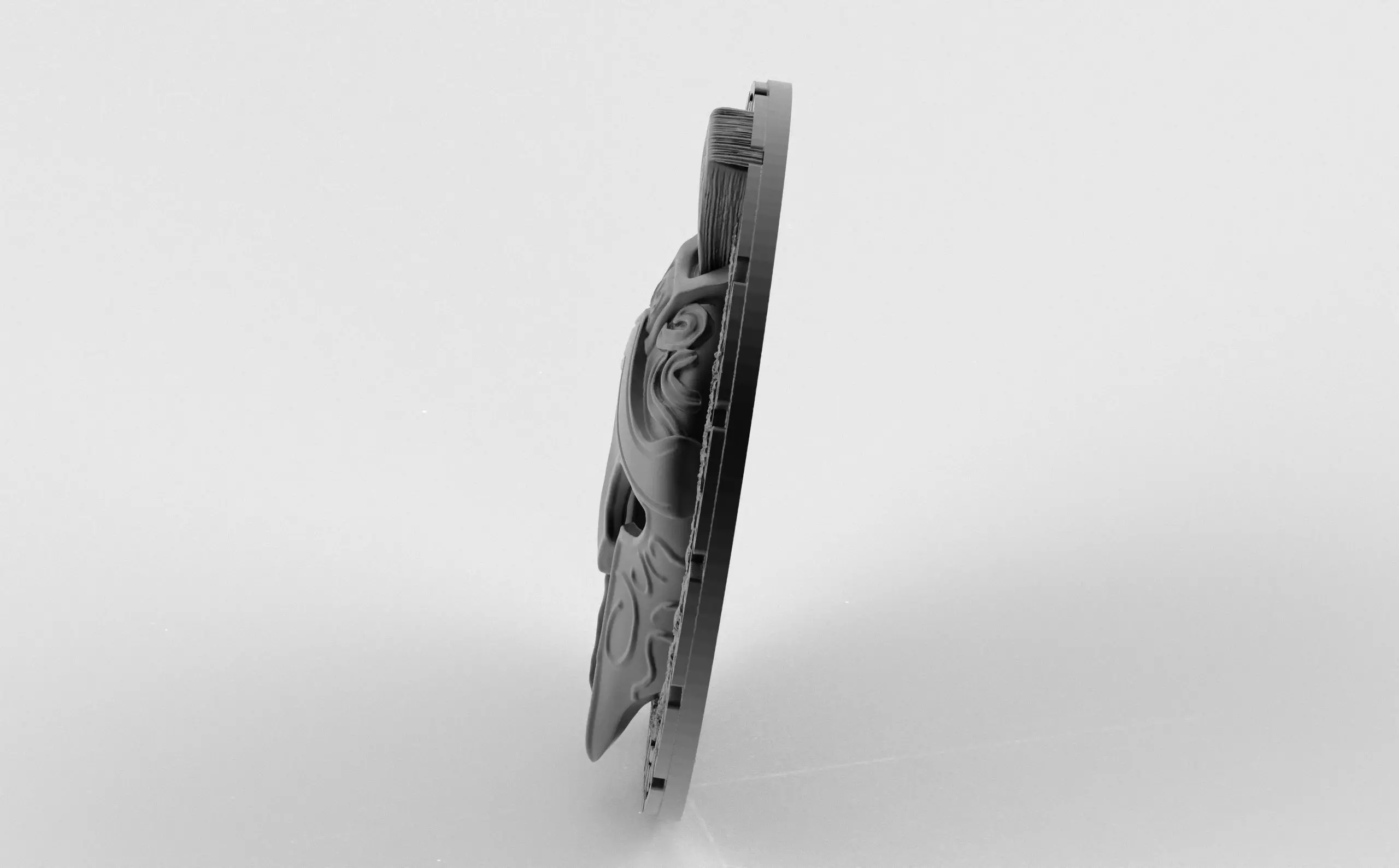 Spartan Helmet Pendant - A Gift of Power and Legacy 3D print model_7