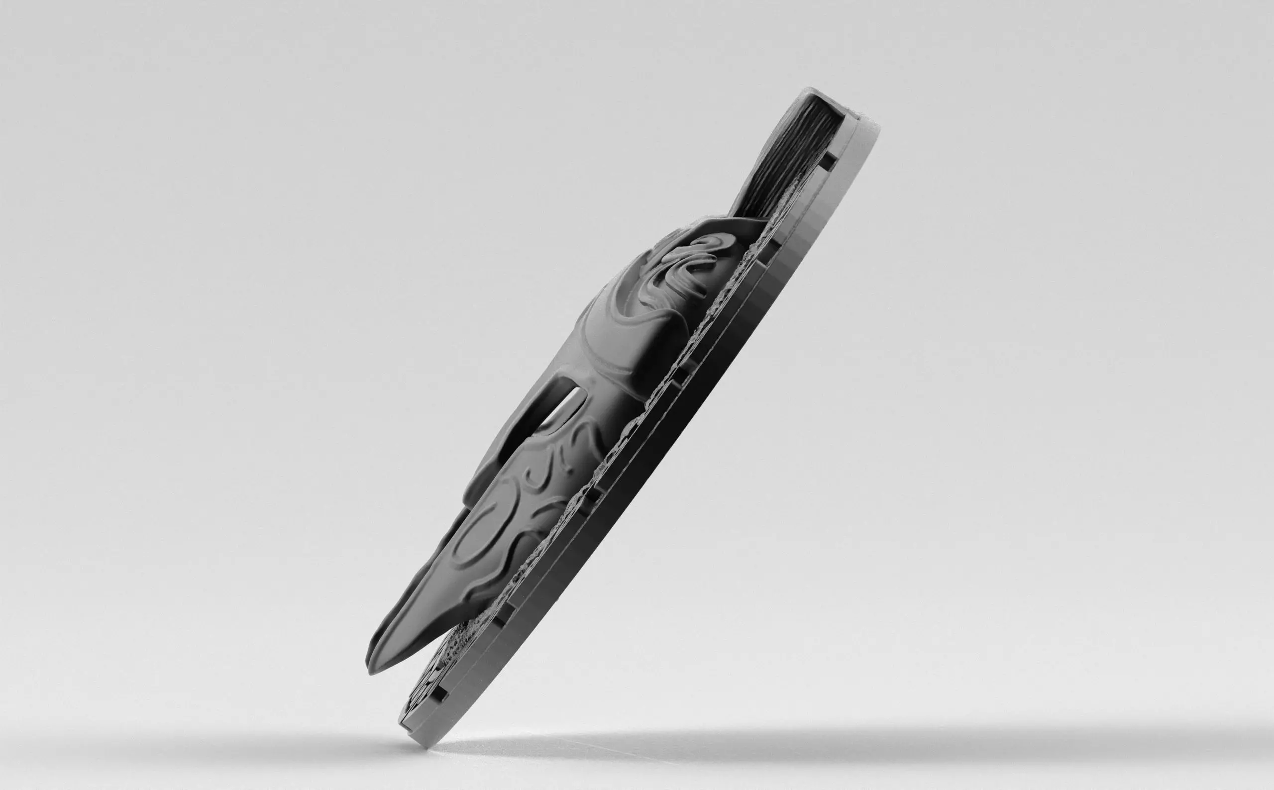 Spartan Helmet Pendant - A Gift of Power and Legacy 3D print model_16