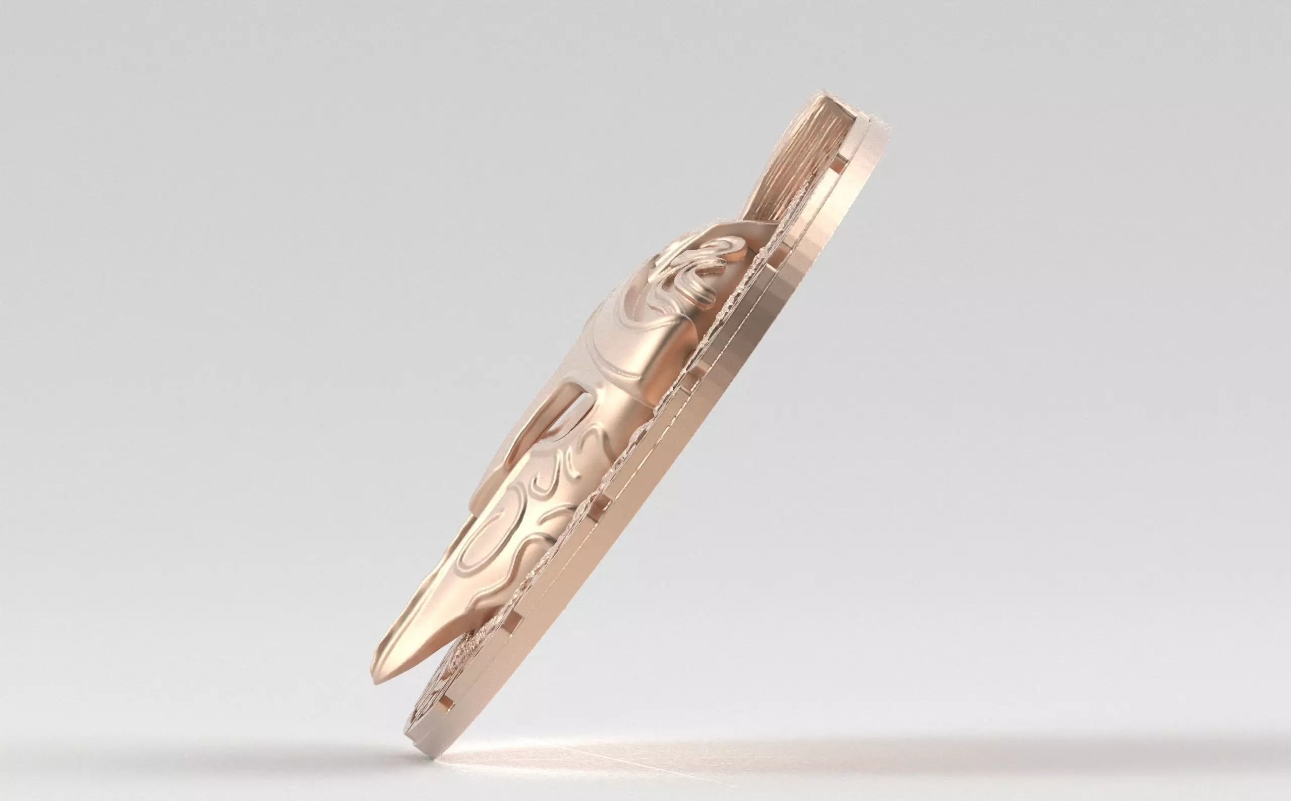 Spartan Helmet Pendant - A Gift of Power and Legacy 3D print model_17