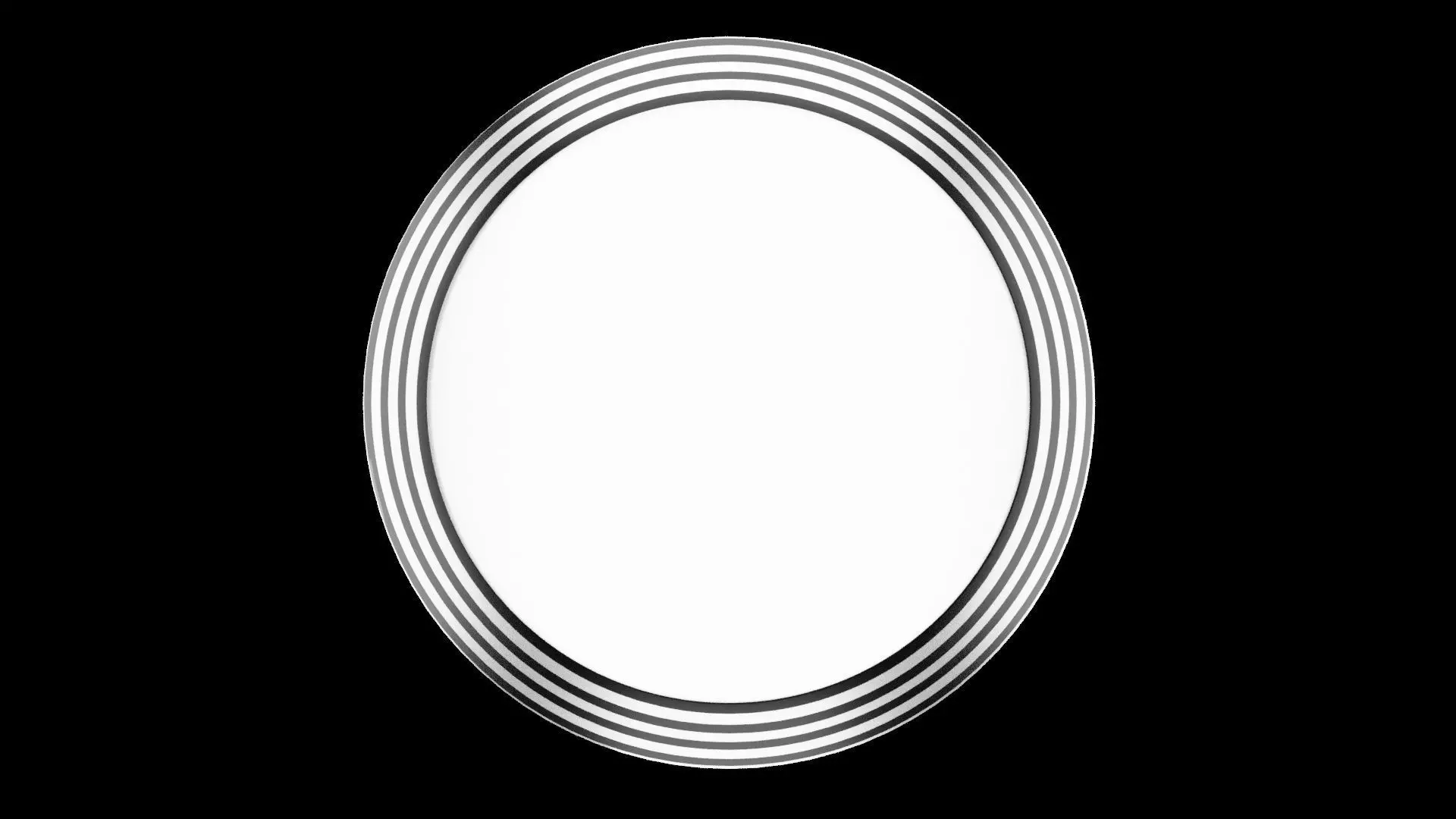 Plate Low-poly 3D model_5