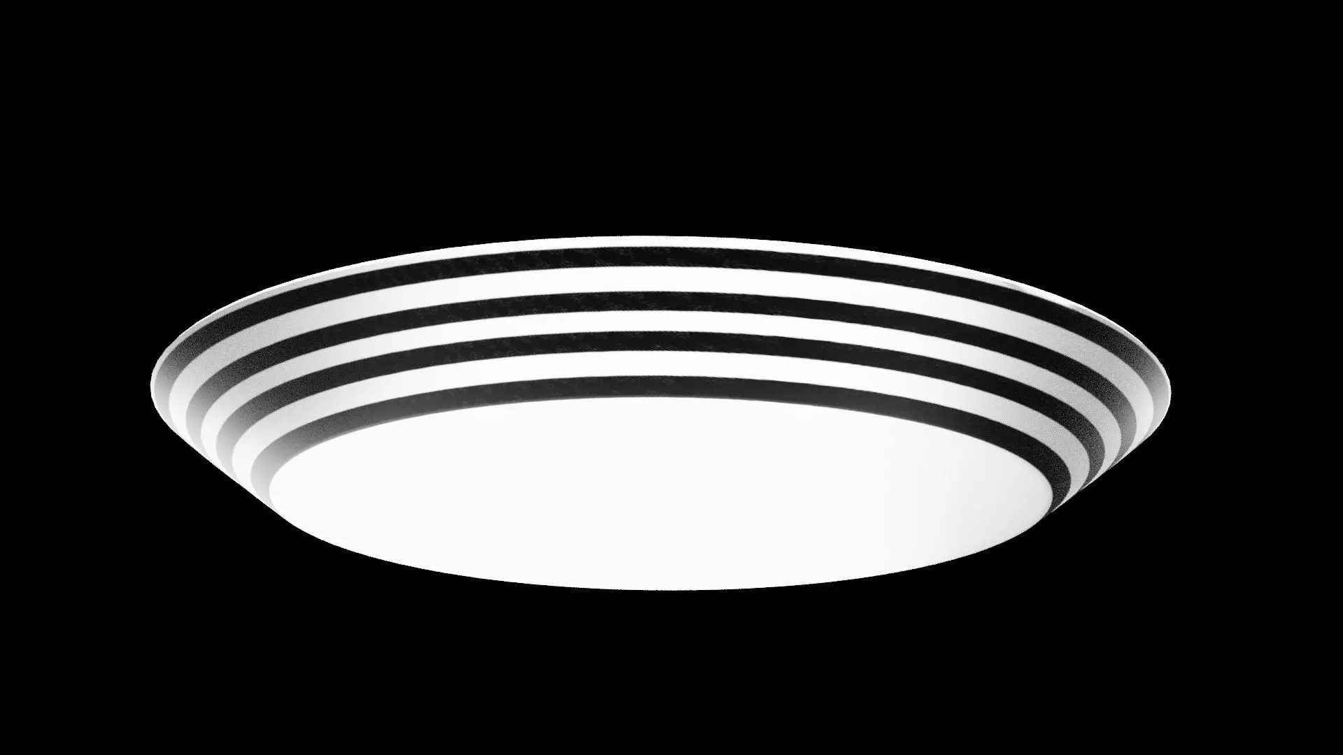 Plate Low-poly 3D model_6