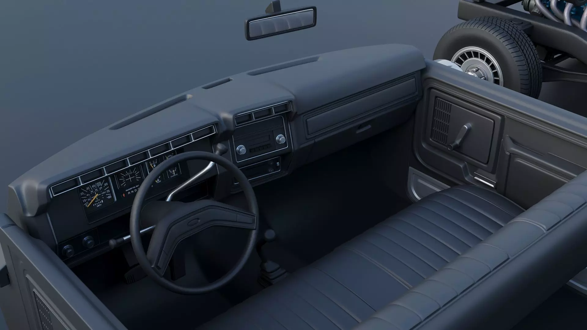 B-150 Panel Truck 1980  3D print model_26