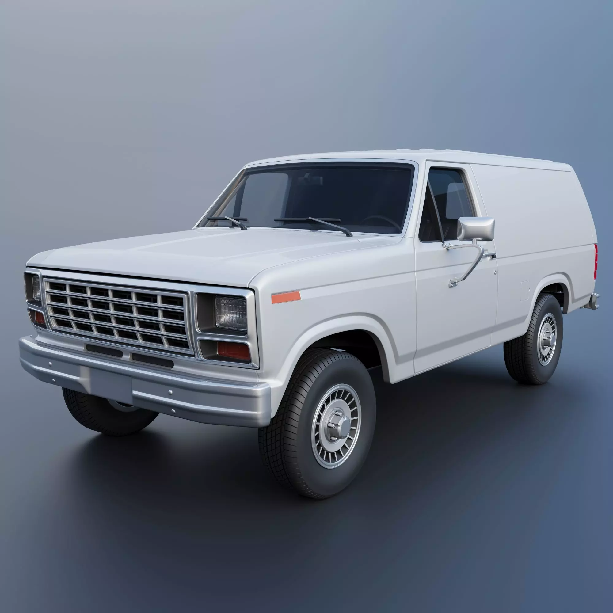 B-150 Panel Truck 1980  3D print model_0