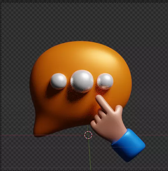 Social Media 3d Icon Pack 3D model_112