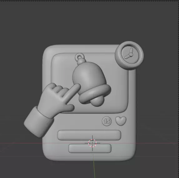 Social Media 3d Icon Pack 3D model_99