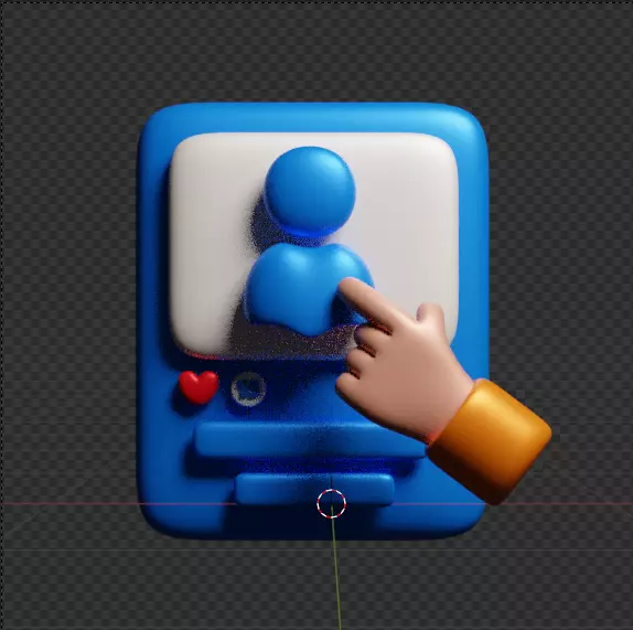 Social Media 3d Icon Pack 3D model_82