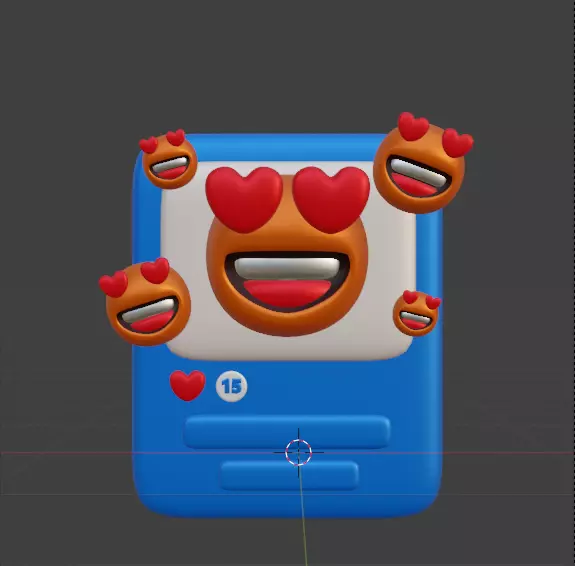 Social Media 3d Icon Pack 3D model_24