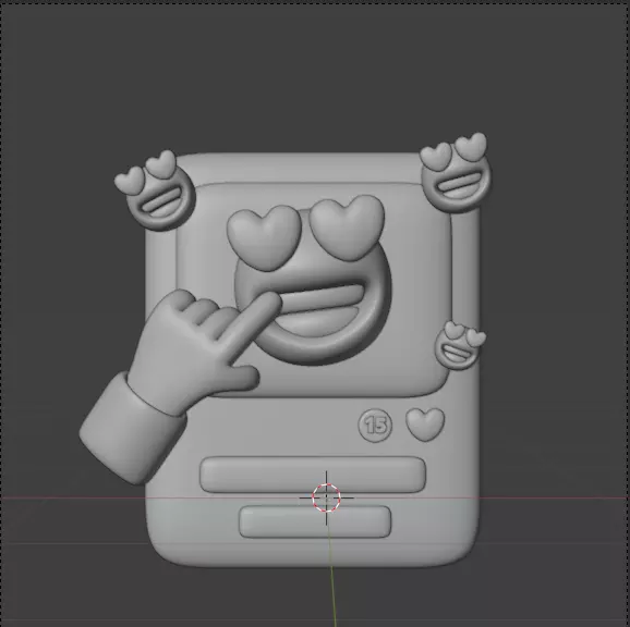 Social Media 3d Icon Pack 3D model_91