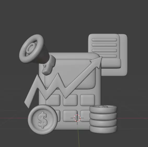 Social Media 3d Icon Pack 3D model_141