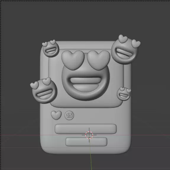 Social Media 3d Icon Pack 3D model_21