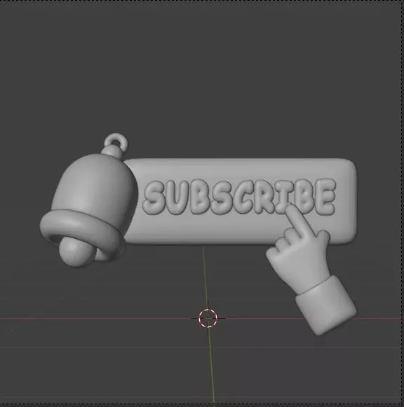 Social Media 3d Icon Pack 3D model_117